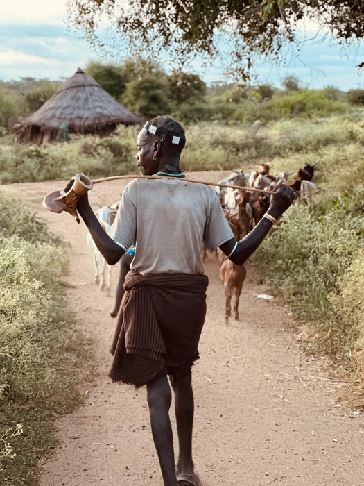 Обычный день в эфиопском племени | Источник: Вкус свободы / vk.com