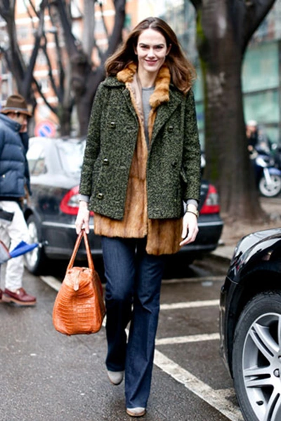 Street style с Недели моды в Милане