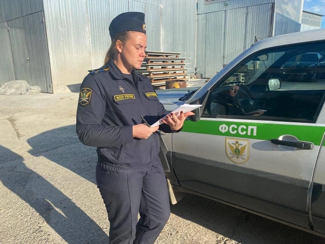 Пристав следил за демонтажем незаконного домм | Источник: пресс-служба ФССП России