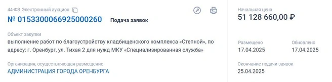 Закончить благоустройство планируют в середине июля | Источник: Госзакупки