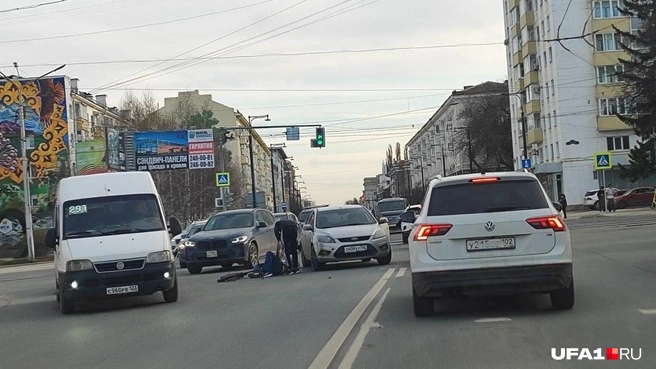 Мужчину на самокате сбили в Уфе | Источник: Марина Каримова / UFA1.RU