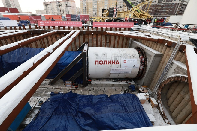 Комплекс носит имя Полина. Его он получил при первом старте в Москве, название традиционно оставляют на весь срок работы | Источник: Наиль Фаттахов
