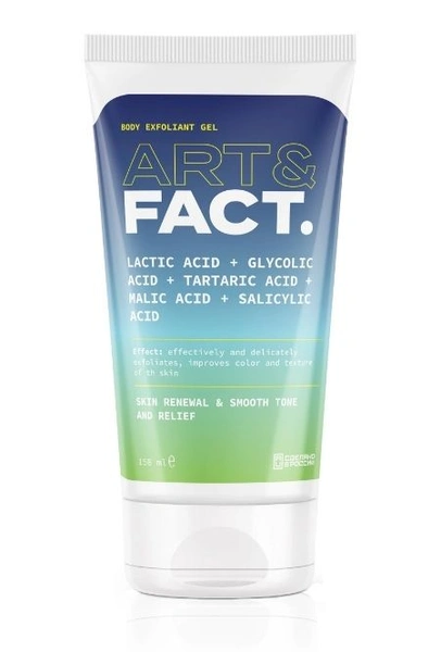 Гель-эксфолиант для ухода за кожей тела с молочной, гликолевой, винной, яблочной и салициловой кислотами от ART&FACT.