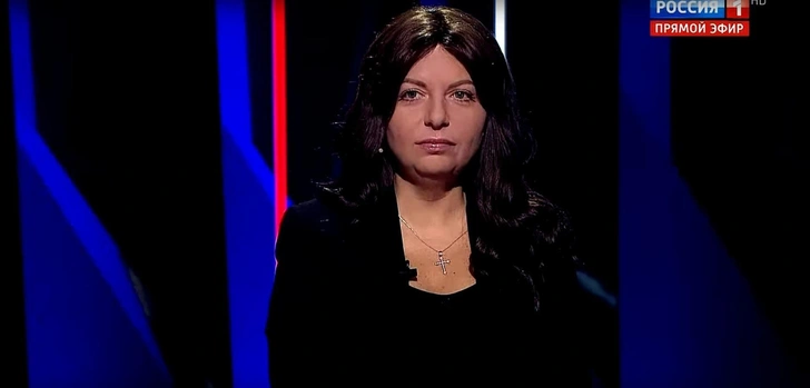 Телеведущая впервые появилась в парике в ток-шоу Владимира Соловьева