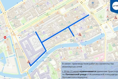 Песочную набережную перекроют, Коломяжский — ограничат