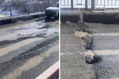 «Боимся не дождаться ремонта»: мост через Иню разрушается