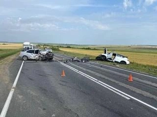 Водитель второго автомобиля погиб на месте | Источник: Госавтоинспекция Рязанской области