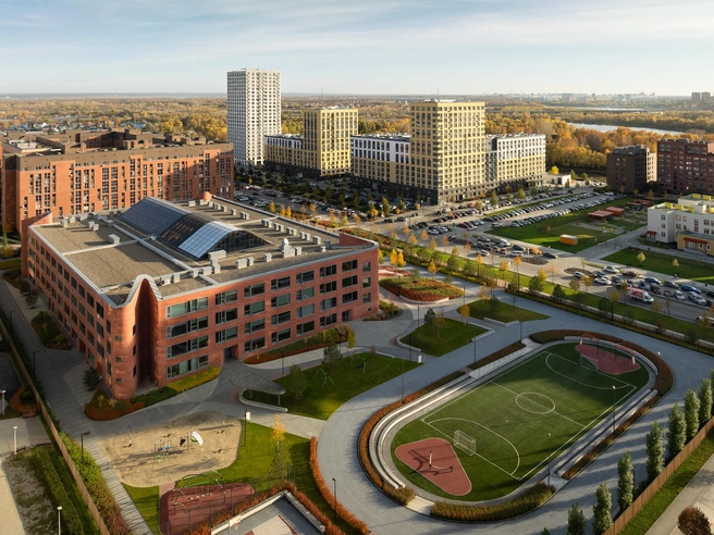 Школа сделана по авторскому проекту | Источник: Брусника