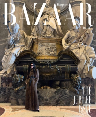 Обложка итальянского Harpers Bazaar
