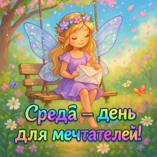открытка среда, открытка доброй среды, открытки утро среда, открытки с добрым утром среды, открытка доброй летней среды, среда открытки красивые, открытки с летней средой, бесплатные открытки среда, доброй среды открытки красивые | Источник: theDay/DALL-E