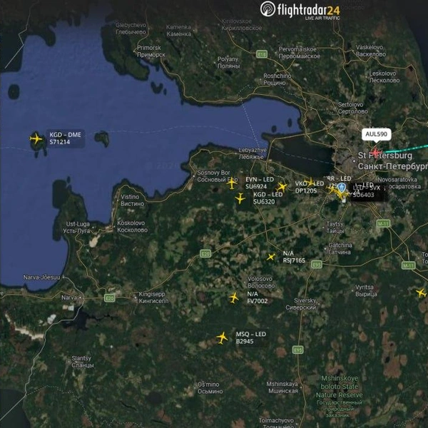 Источник: flightradar24.com