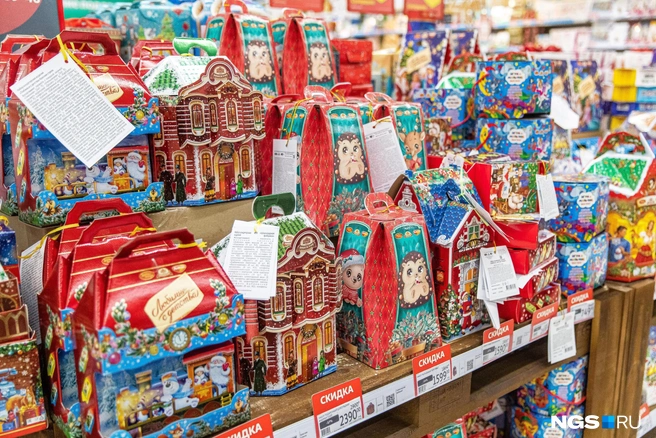 Один подарок обойдется примерно в 600 рублей | Источник: Александр Ощепков / NGS.RU