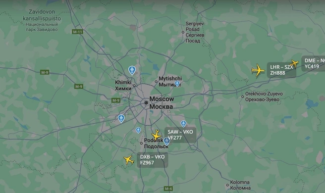 Источник: flightradar24.com