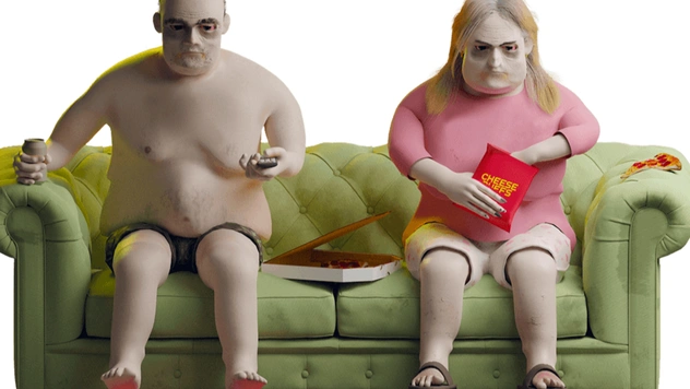 Ожирение, горб и налитые кровью глаза: как будет выглядеть фанат сериалов через 20 лет злоупотребления «Нетфликсом» (фото)