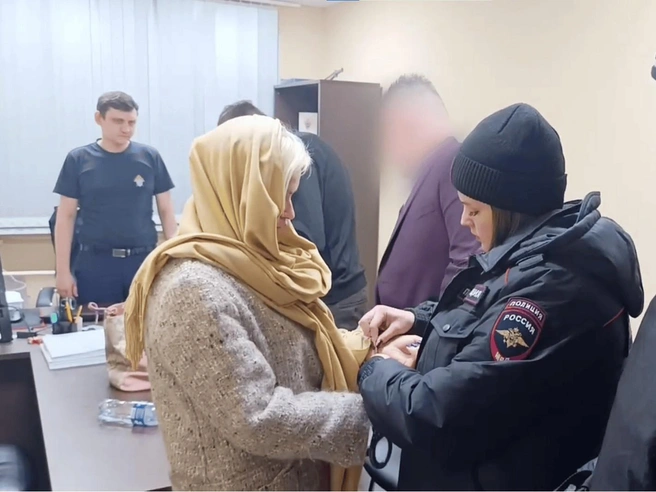 Анну Хоботову арестовали | Источник: СК Подмосковья / Telegram