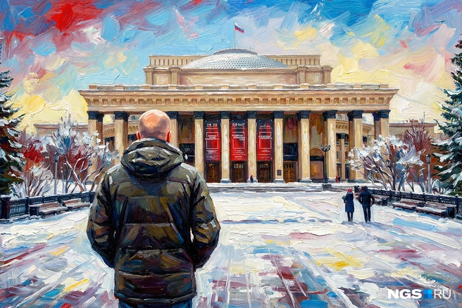 Мужчина побывал в Новосибирском театре оперы и балета впервые | Источник: Юрий Орлов / Городские порталы