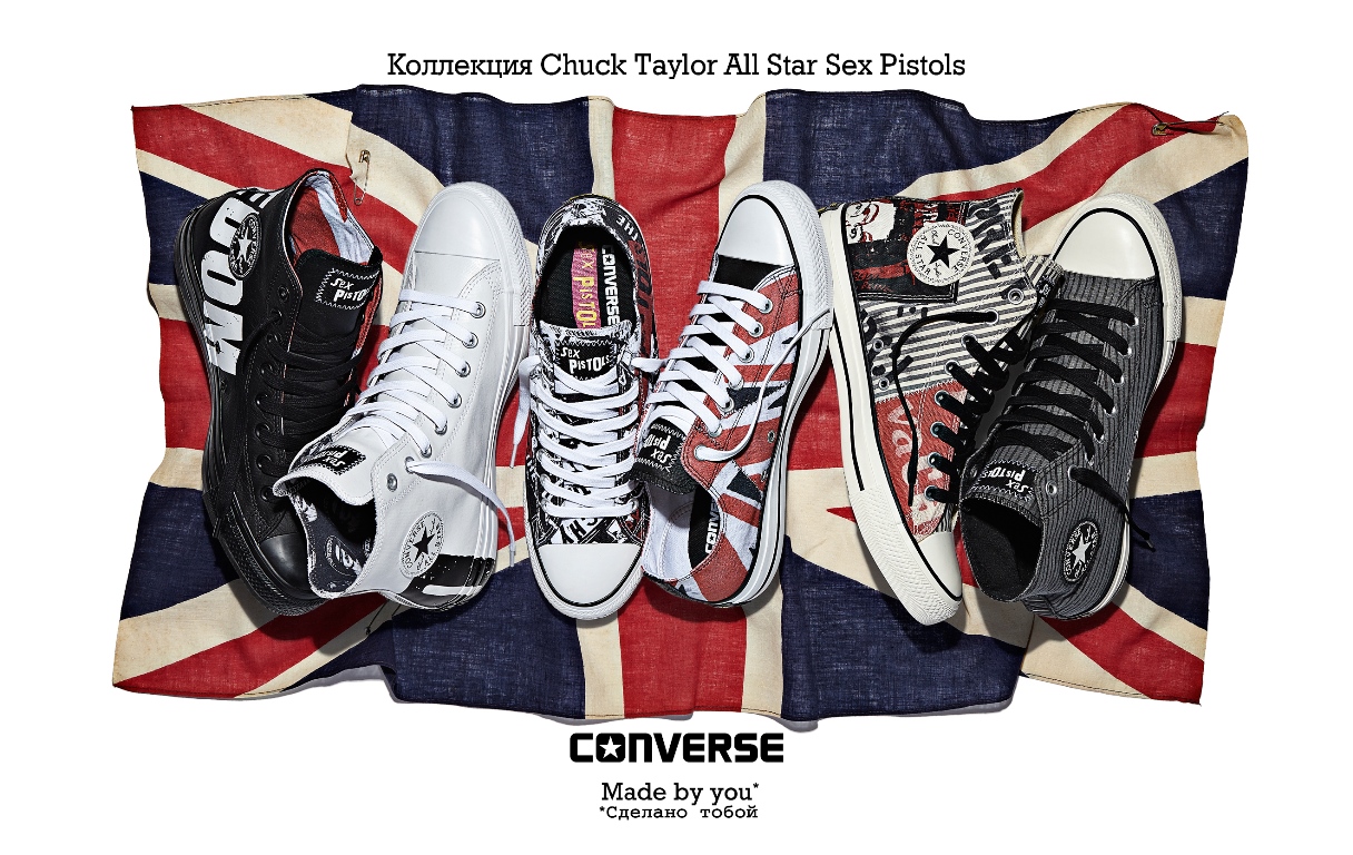 Converse представляет коллаборацию Sex Pistols в честь 40-летия панк-рока |  theGirl