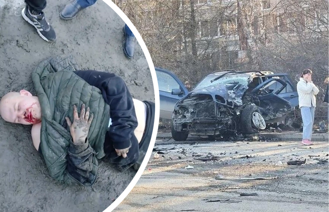 Виновника задержали до приезда ГАИ | Источник: читатели E1.RU
