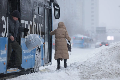 Снегопады и морозы в Москве после праздников