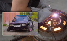Мужики разбалансировали автомобилю колеса и проверили, как он поведет себя на дороге (видео)