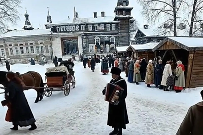 Зимний Царицын ожил на видео благодаря AI