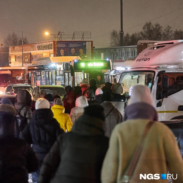 При этом общественного транспорта много  | Источник: Александр Ощепков / NGS.RU