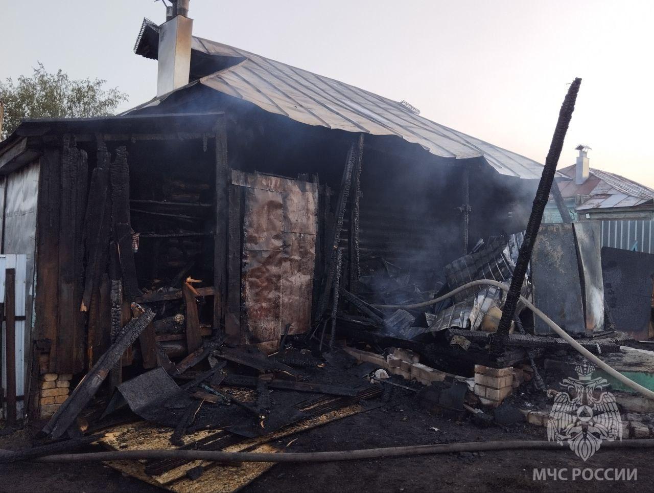 Ребенок и молодой мужчина погибли на пожаре в Нижегородской области