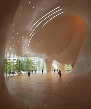 Студия Snøhetta представила проект оперы в Дюссельдорфе