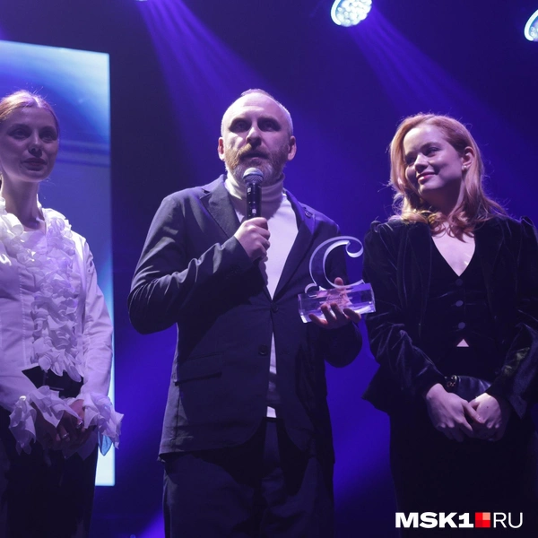 Гавриил Гордеев, генеральный продюсер Оkko (победитель в номинации «Кино, сериалы, анимация. Фокус внимания» — сериал «Аутсорс») | Источник: Дмитрий Толстошеев / MSK1.RU