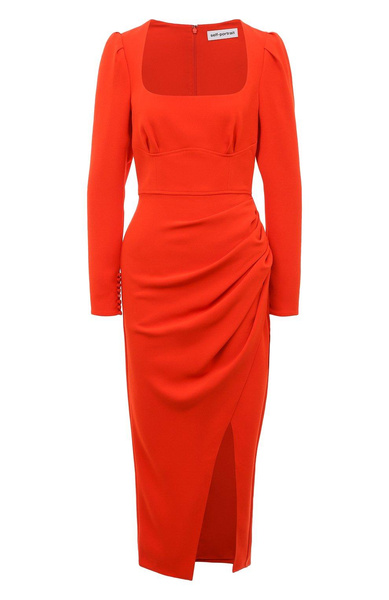 Женское красное платье SELF-PORTRAIT