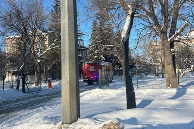 Пожарные прибыли в челябинскую школу-интернат