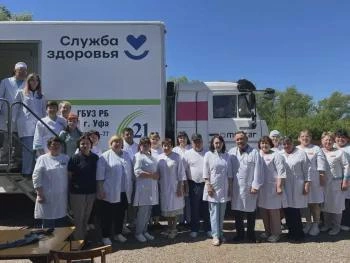 Поезд здоровья в Кушнаренковском районе: итоги работы | Источник: health.bashkortostan.ru
