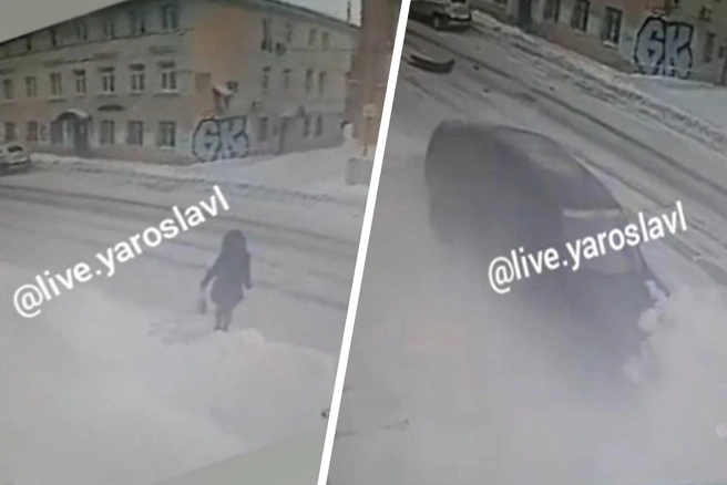 Пешеход может праздновать второй день рождения | Источник: «Ярославль LIVE» / Vk.com