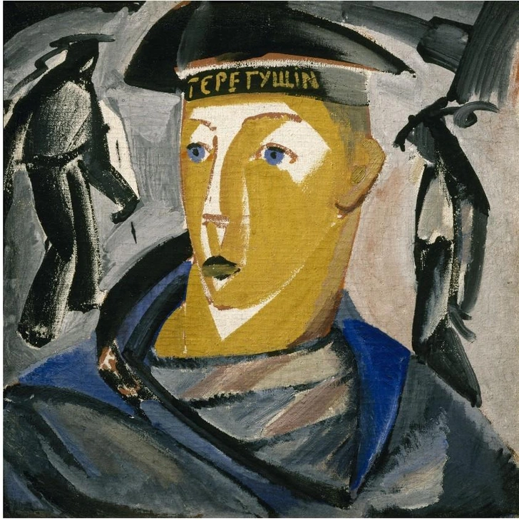 Владимир Татлин. «Матрос», 1911. Холст, темпера. | Источник: rusmuseum.ru