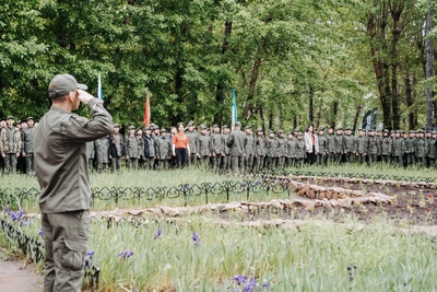 Лагерь «Огонёк» в Бурятии начал программу «Время юных героев»
