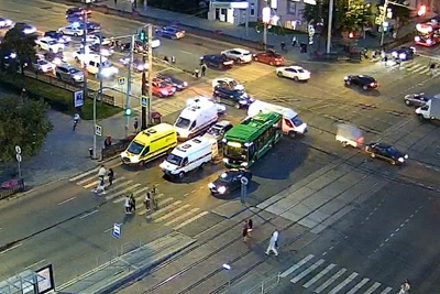 Скорая попала в ДТП в Челябинске