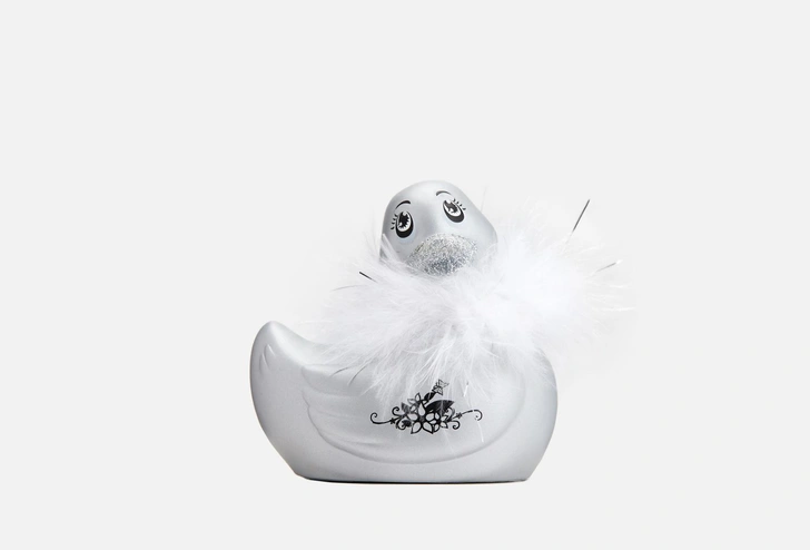 Big Teaze Toys Вибратор-уточка Duck I Rub My Duckie 2.0 Silver 