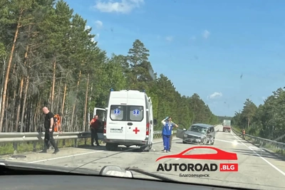 Водитель пострадал в ДТП на трассе «Амур»