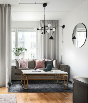 Светлая квартира 62 м² в Стокгольме