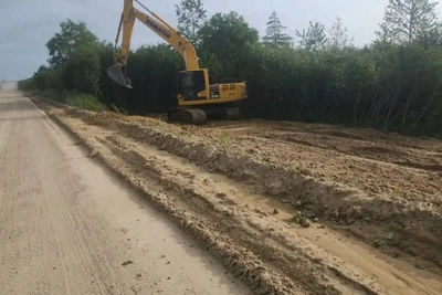 Асфальтирование трассы Горячие Ключи — Даги стартовало