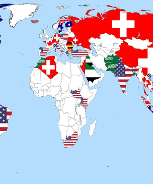 Карта: Где хотели бы жить граждане разных стран