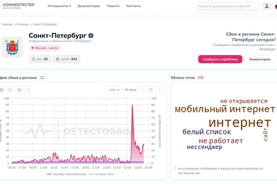 В Петербурге сбои интернета из-за БПЛА