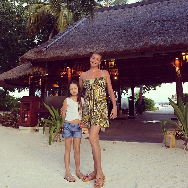 Анастасия Волочкова отдыхает с дочкой на Мальдивах