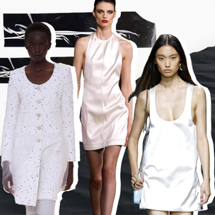 Не замена, а альтернатива: маленькое белое платье — модный мастхэв весна-лето 2024