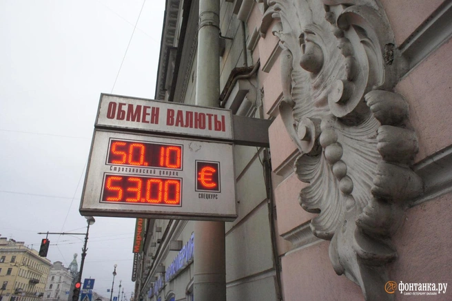 Помните курс валют в 2014 году? Вот были времена… | Источник: Михаил Огнев / FONTANKA.ru