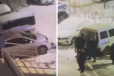 «Залезь обратно»: мужчина выжил после падения на авто