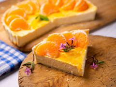 Оттенки цитрусовых: рецепт мандаринового торта без выпечки
