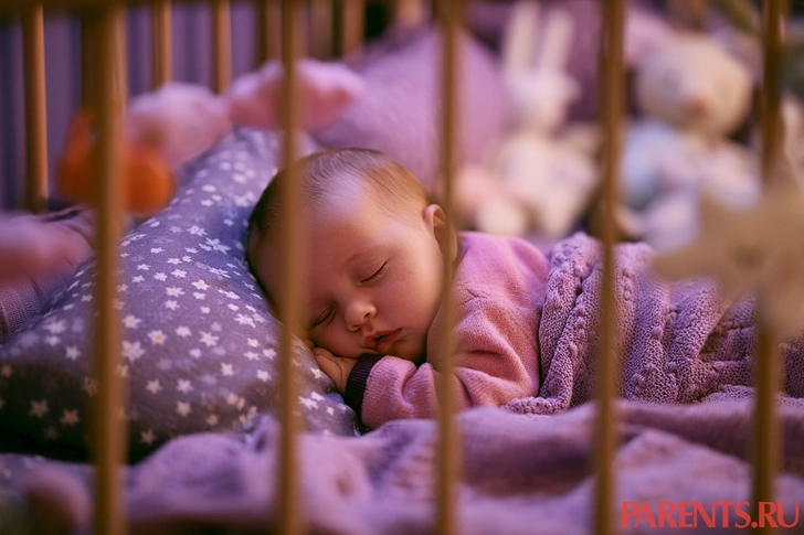 Фиолетовый плач у грудничка: что это такое и как действовать родителям | Источник: Parents/Midjorney