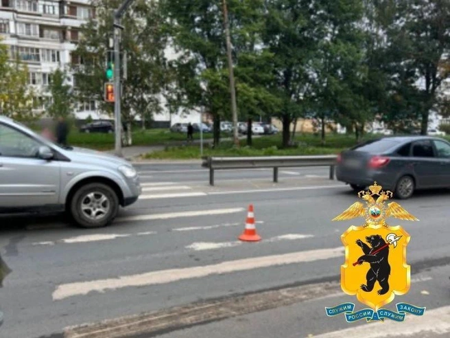 В Ярославле водитель иномарки сбил ребенка на пешеходном переходе | Источник: УМВД России по Ярославской области / Max