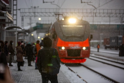 Три пригородных поезда задержаны из-за сбоя
